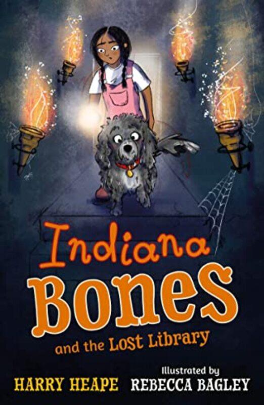 

Indiana Bones and the Lost Library by Harry HeapeRebecca Bagley-Paperback