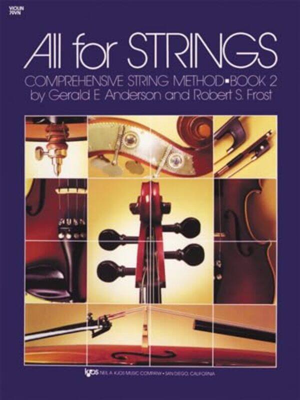 

All For Strings Book 2 Violin by Anderson, Gerald, M.D., F.R.C.P. - Frost, Richard - Paperback