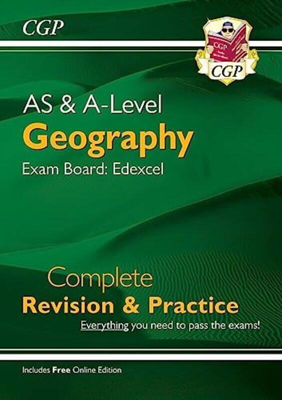 

As And A-Level Geography: Edexcel Complete Revision & Practice (With Online Edition) By Cgp Books - Cgp Books Paperback