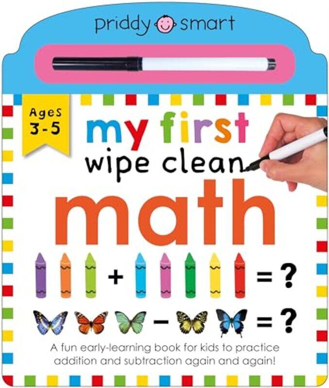 

My 1St Wipe Clean Math By Priddy Roger - Hardcover