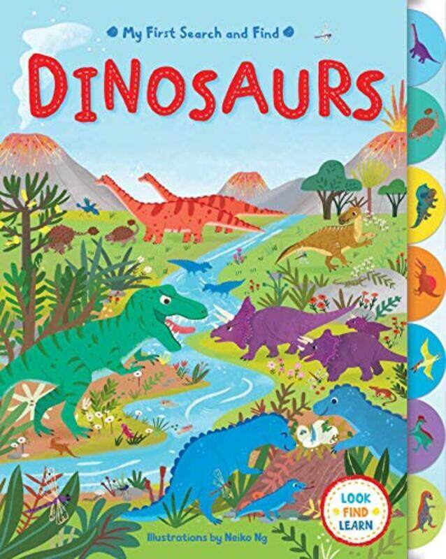 

My First Search and Find: Dinosaurs, Board Book, By: Silver Dolphin Books