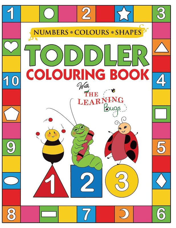 

My Numbers, Colours and Shapes Toddler Colouring Book with The Learning Bugs: Fun Children's Activity, Paperback Book, By: The Learning Bugs