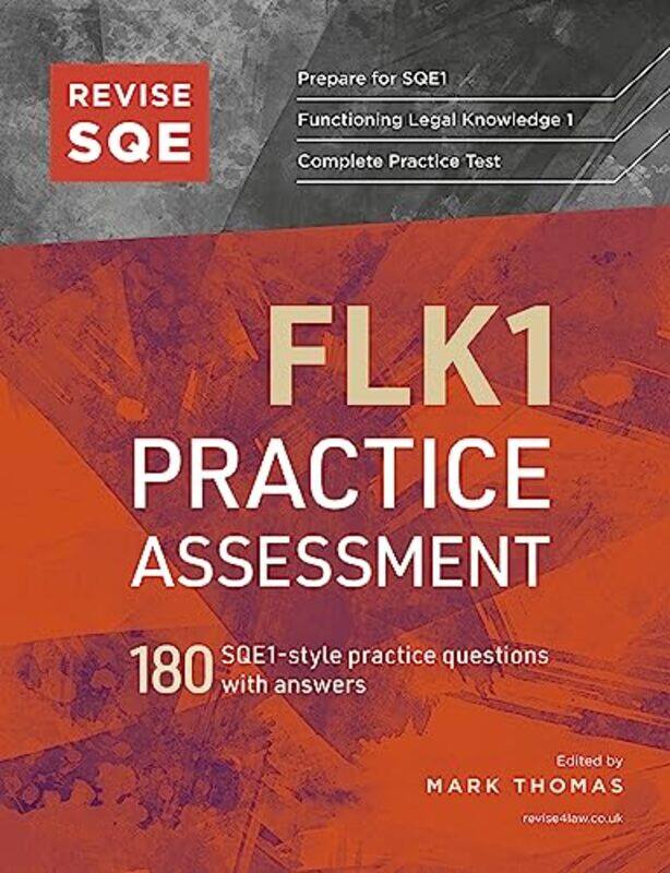 

Revise Sqe Flk1 Practice Assessment 180 Sqe1Style Questions With Answers By Thomas, Mark -Paperback