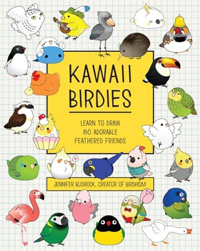 

Kawaii Birdies by Jen Budrock -Paperback
