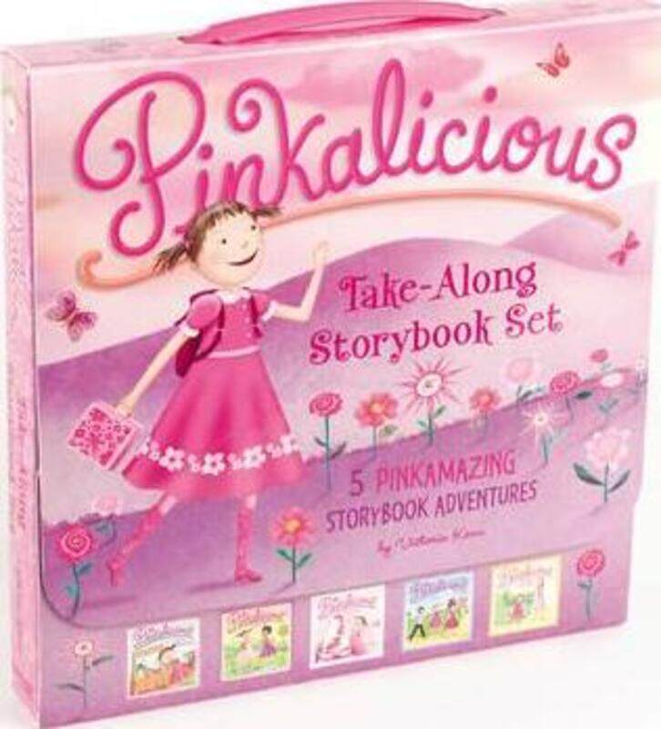 

The Pinkalicious Take-Along Storybook Set: Tickled Pink, Pinkalicious and the Pink Drink, Flower Gir