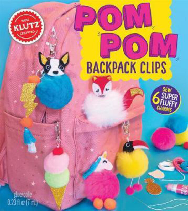 

Pom-Pom Backpack Clips, Mixed Media Product, By: Editors Of Klutz