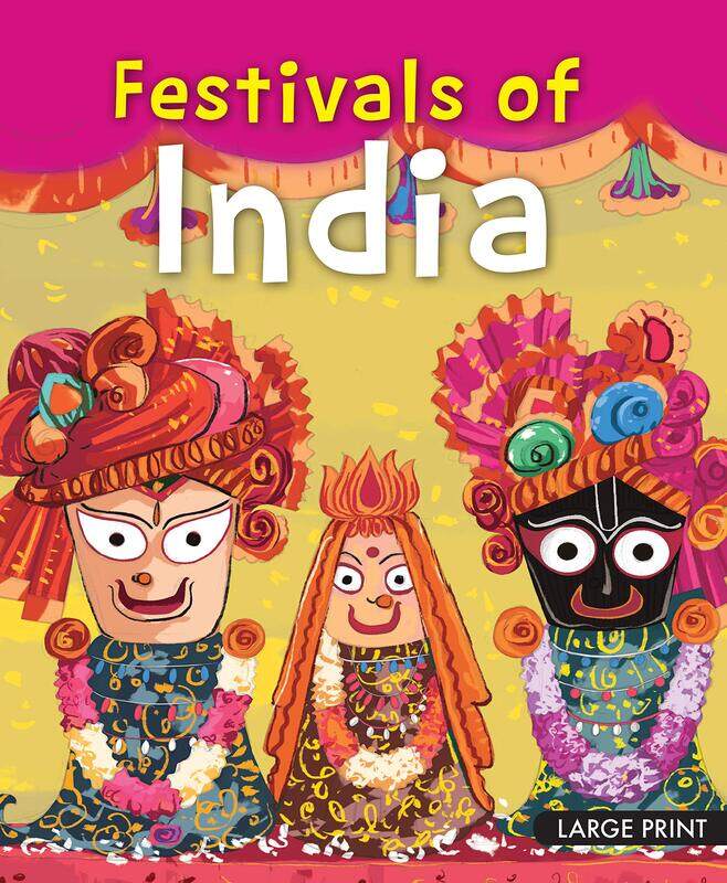 

Festivals of India: Large Print, Hardcover Book, By: Om Books International