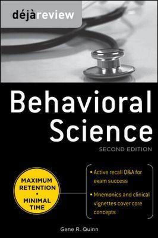 

Deja Review Behavioral Science, Second Edition.paperback,By :Quinn, Gene