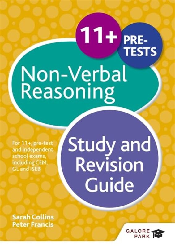 11+ Non-Verbal Reasoning Study And Revision Guide By Peter Francis Paperback