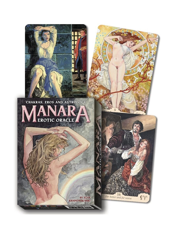 Manara Erotic Oracle: Chakras, Eros, and Astrology, Mixed Media: Card Deck & Book, By: Milo Manara, Elsa Khaptnukovski