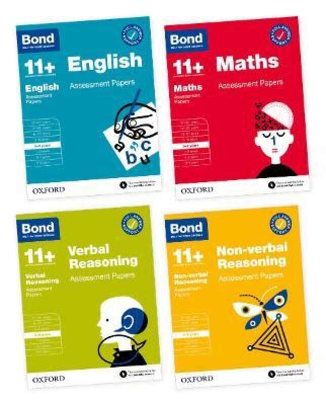 

Bond 11+: Bond 11+ English, Maths, Non-verbal Reasoning, Verbal Reasoning Assessment Papers 8-9 year.paperback,By :Various