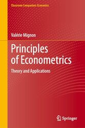 Principles of Econometrics by Valerie Mignon-Hardcover