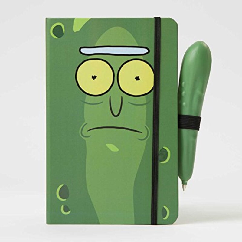 

Rick and Morty Pickle Rick Hardcover Ruled Journal With Pen by Colin Spoelman-Hardcover