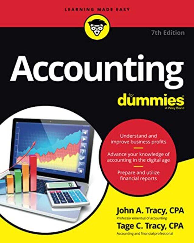 

Accounting For Dummies, 7th Edition,Paperback,by:Tracy, JA