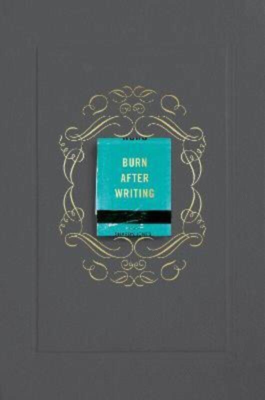 

Burn After Writing (Gray) ,Paperback By Jones, Sharon