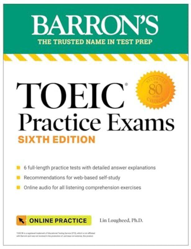 

Toeic Practice Exams Premium 6 Practice Tests + Online Audio, Sixth Edition By Lin Lougheed - Paperback