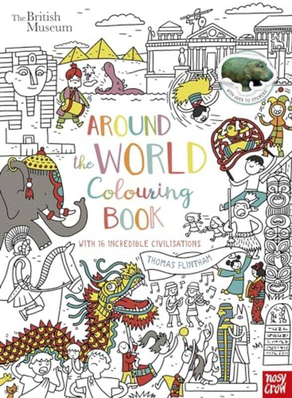 

British Museum Around the World Colouring Book by Thomas Flintham-Paperback