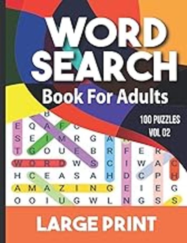 Word Search Book For Adults Word Search For Adults And Seniors With Big Challenging Puzzles For Rel by Design Heliopolitain Paperback