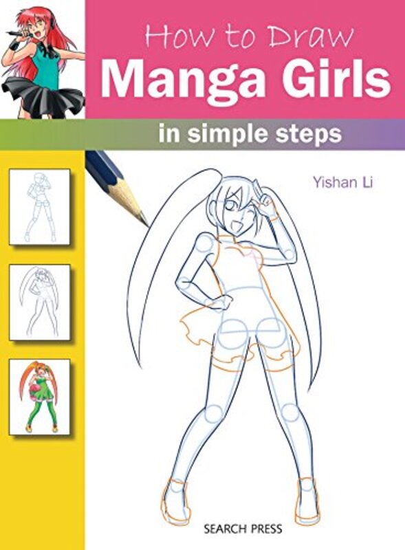How to Draw: Manga Girls: In Simple Steps , Paperback by Li, Yishan