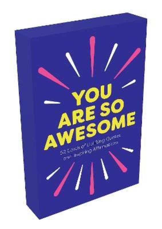 

You Are So Awesome: 52 Cards of Uplifting Quotes and Inspiring Affirmations.paperback,By :Publishers, Summersdale