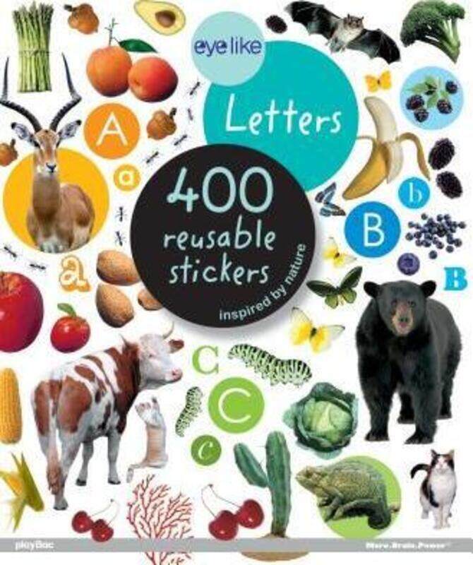 

Eyelike Letters: 400 Reusable Stickers Inspired by Nature