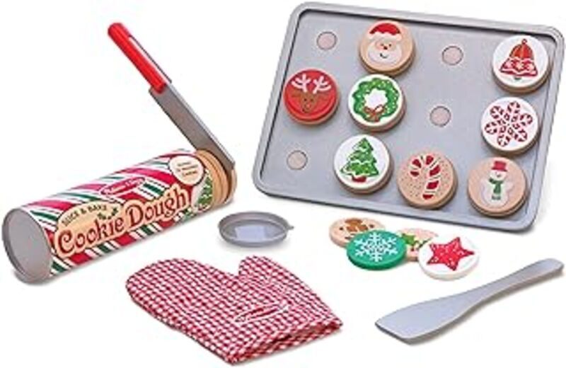 

Slice And Bake Christmas Cookie Play Set By Melissa & Doug - Paperback