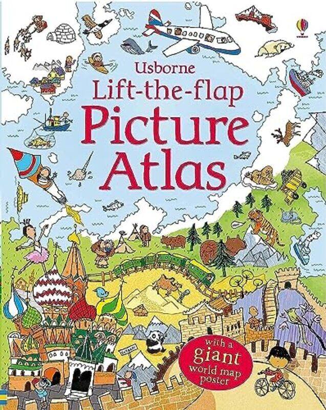 

Lift the Flap Atlas Paperback by Alex Frith