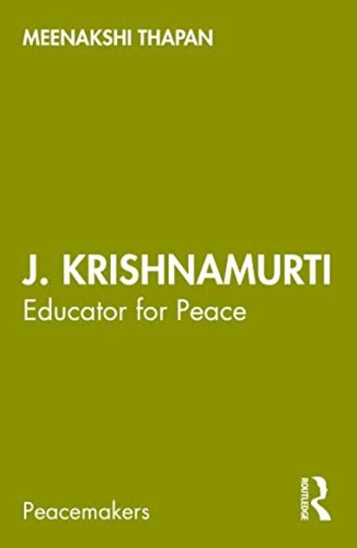 

J Krishnamurti by Meenakshi Thapan-Paperback