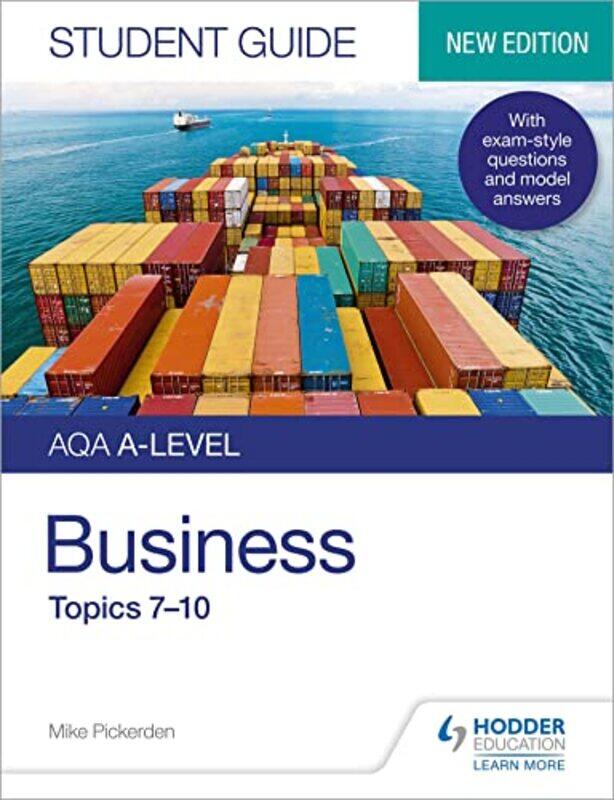 

Aqa Alevel Business Student Guide 2 Topics 710 By Mike Pickerden...Paperback