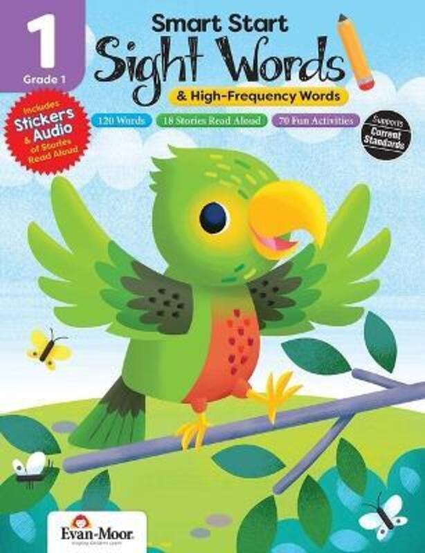 Smart Start: Sight Words and High-Frequency Words, Grade 1, Paperback Book, By: Evan-Moor Corporation