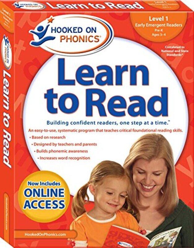 

Hooked on Phonics Learn to Read - Level 1: Early Emergent Readers (Pre-K - Ages 3-4) , Paperback by Hooked on Phonics