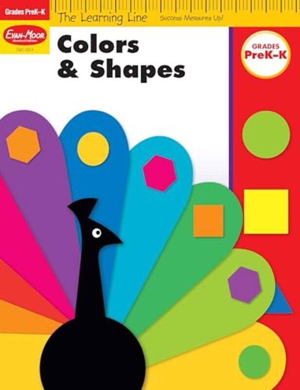 

Learning Line Colors And Shapes Prek Kindergarten Workbook By Evan-Moor Corporation - Paperback