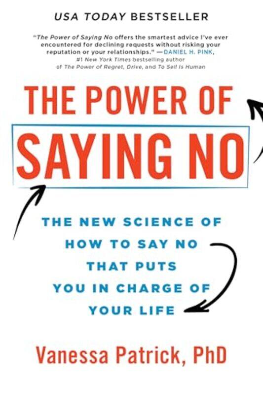 

The Power Of Saying No The New Science Of How To Say No That Puts You In Charge Of Your Life By Patrick, Vanessa Paperback