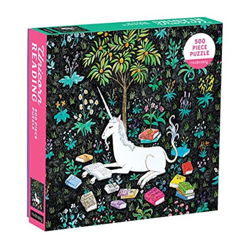

Unicorn Reading 500 Piece Family Puzzle By Mudpuppy - Hardcover