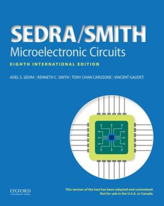 

Microelectronic Circuits, Paperback Book, By: Adel S. Sedra