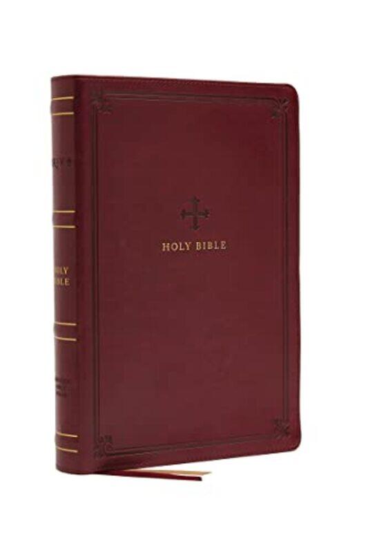 

NRSV Catholic Bible Standard Large Print Leathersoft Red Comfort Print Holy Bible by Catholic Bible Press Paperback