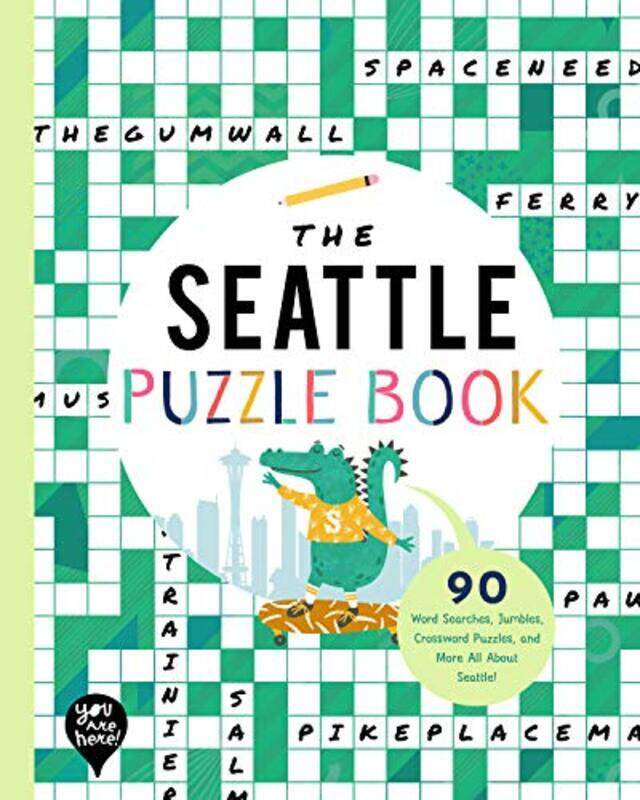 

Seattle Puzzle Book by YOU ARE HERE BOOKS-Paperback
