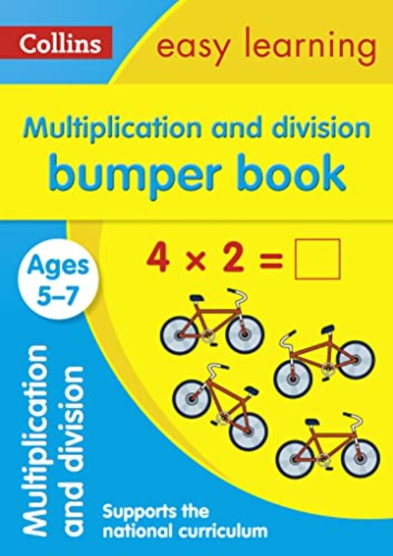 

Multiplication and Division Bumper Book Ages 5-7: Prepare for school with easy home learning (Collin , Paperback by Collins Easy Learning