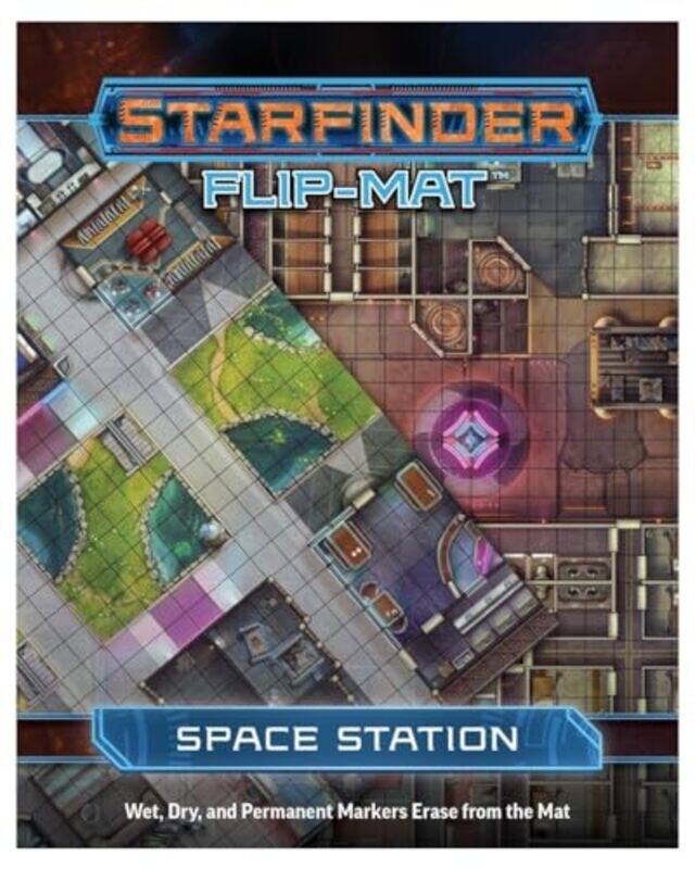 

Starfinder Flipmat Space Station Paizo Staff Paperback