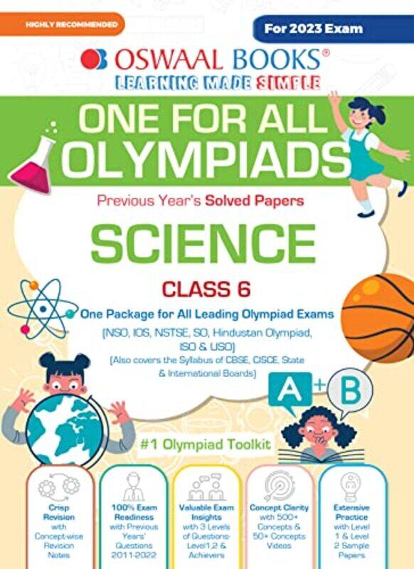 

Oswaal One For All Olympiad Previous Years Solved Papers, Class6 Science Book For 2023 Exam By Oswaal Editorial Board - Paperback