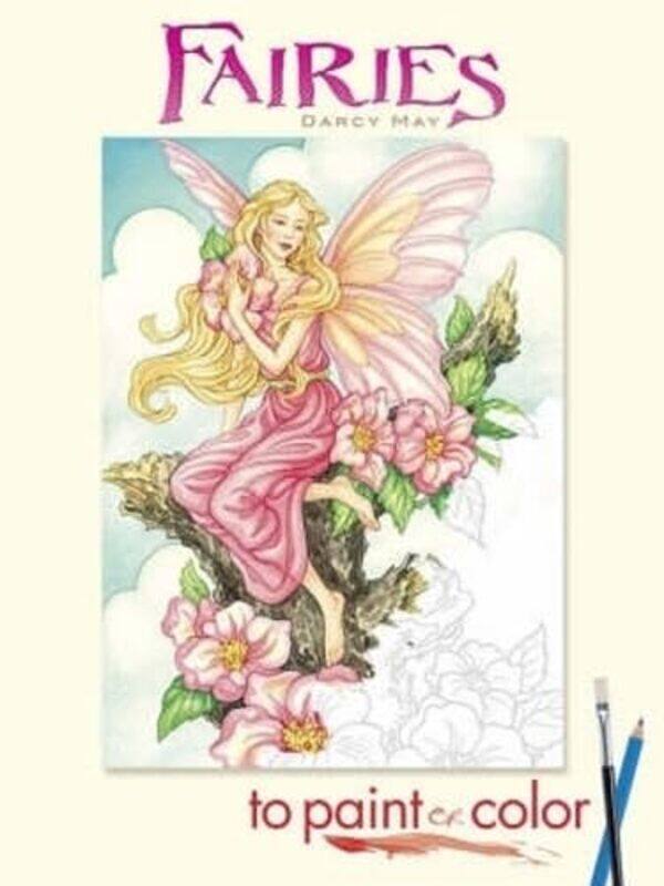 

Fairies to Paint or Color by Darcy May-Paperback