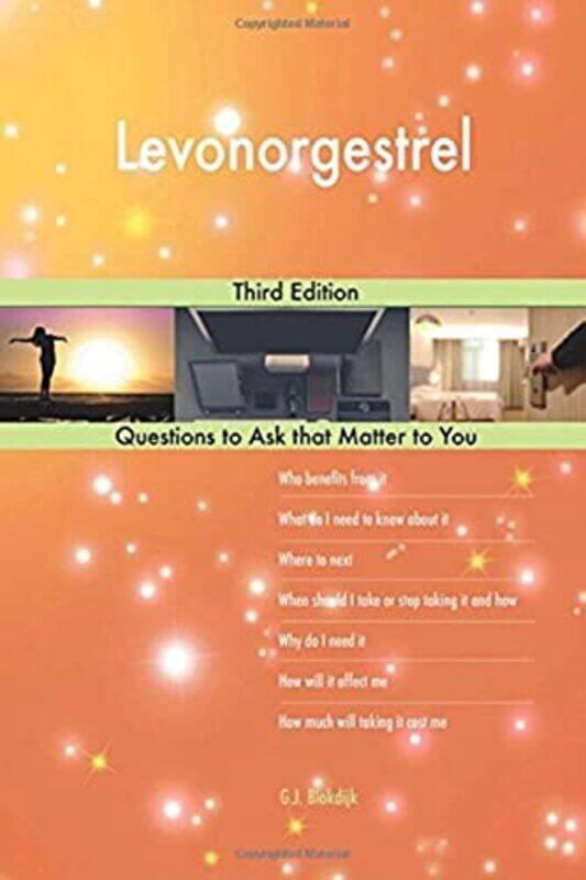 

Levonorgestrel Third Edition by Blokdijk, G J Paperback