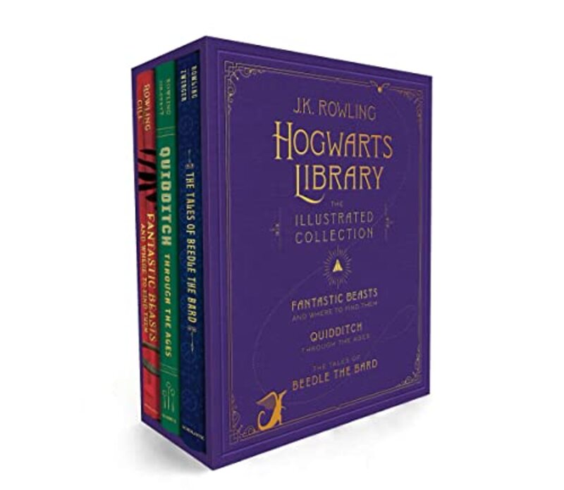 Hogwarts Library: The Illustrated Collection (Illustrated Edition) , Hardcover by Rowling, J K - Lomenech Gill, Olivia - Gravett, Emily - Zwerger, Lisbeth