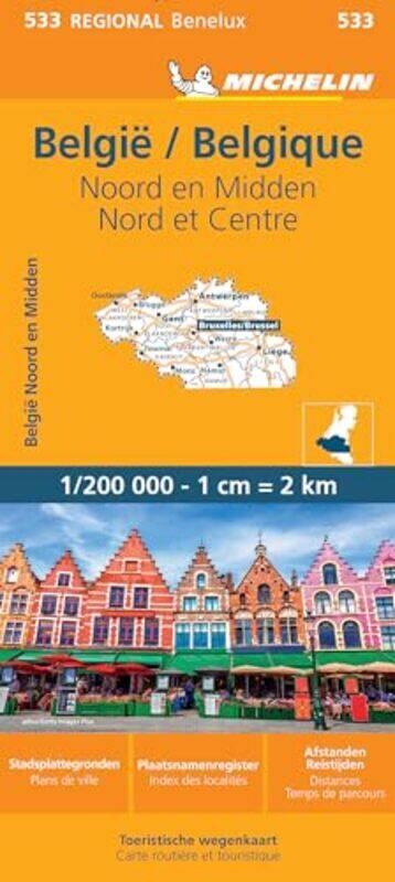 

Belgium North & Central - Michelin Regional Map 533 by Michelin -Other Book Format