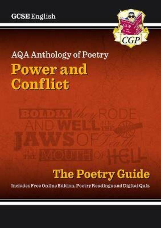 

GCSE English AQA Poetry Guide - Power & Conflict Anthology inc. Online Edition, Audio & Quizzes,Paperback, By:CGP Books - CGP Books