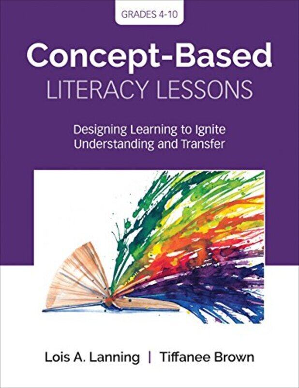 

Conceptbased Literacy Lessons By Lois A. Lanning Paperback