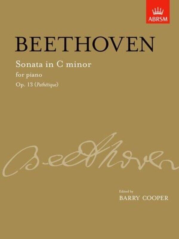 

Sonata in C minor, Op. 13 (Pathetique): from Vol. I , Paperback by Beethoven, Ludwig van