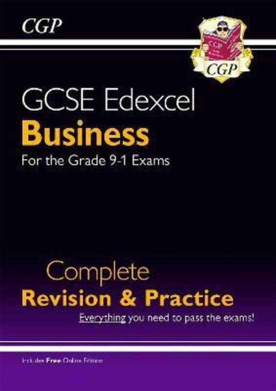 

GCSE Business Edexcel Complete Revision and Practice - Grade 9-1 Course (with Online Edition),Paperback,ByBooks, CGP - Books, CGP