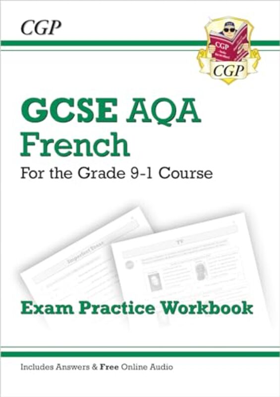 

Gcse French Aqa Exam Practice Workbook Includes Answers & Free Online Audio by CGP Books - CGP Books-Paperback