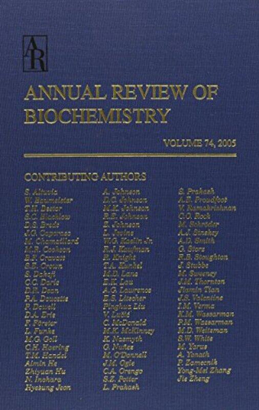 

Biochemistry by Annual Reviews-Hardcover